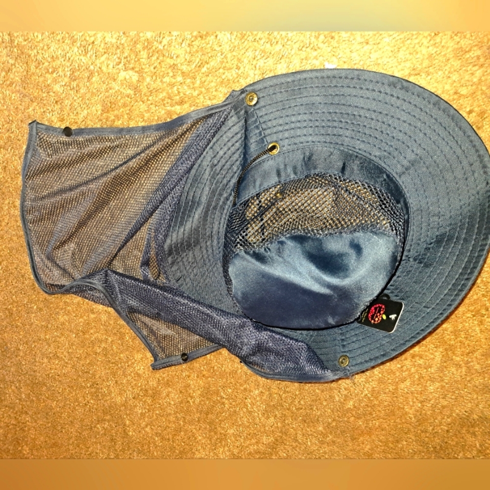 Outdoor Sun Hat with Mesh Flap